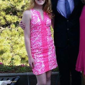 Lilly Pulitzer Pink Pout PBJ Ryder shift